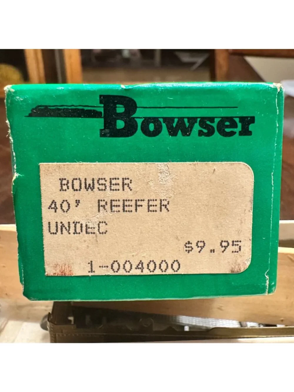 Bowser 40' Reefer Undecorated Brass Model Train Kit